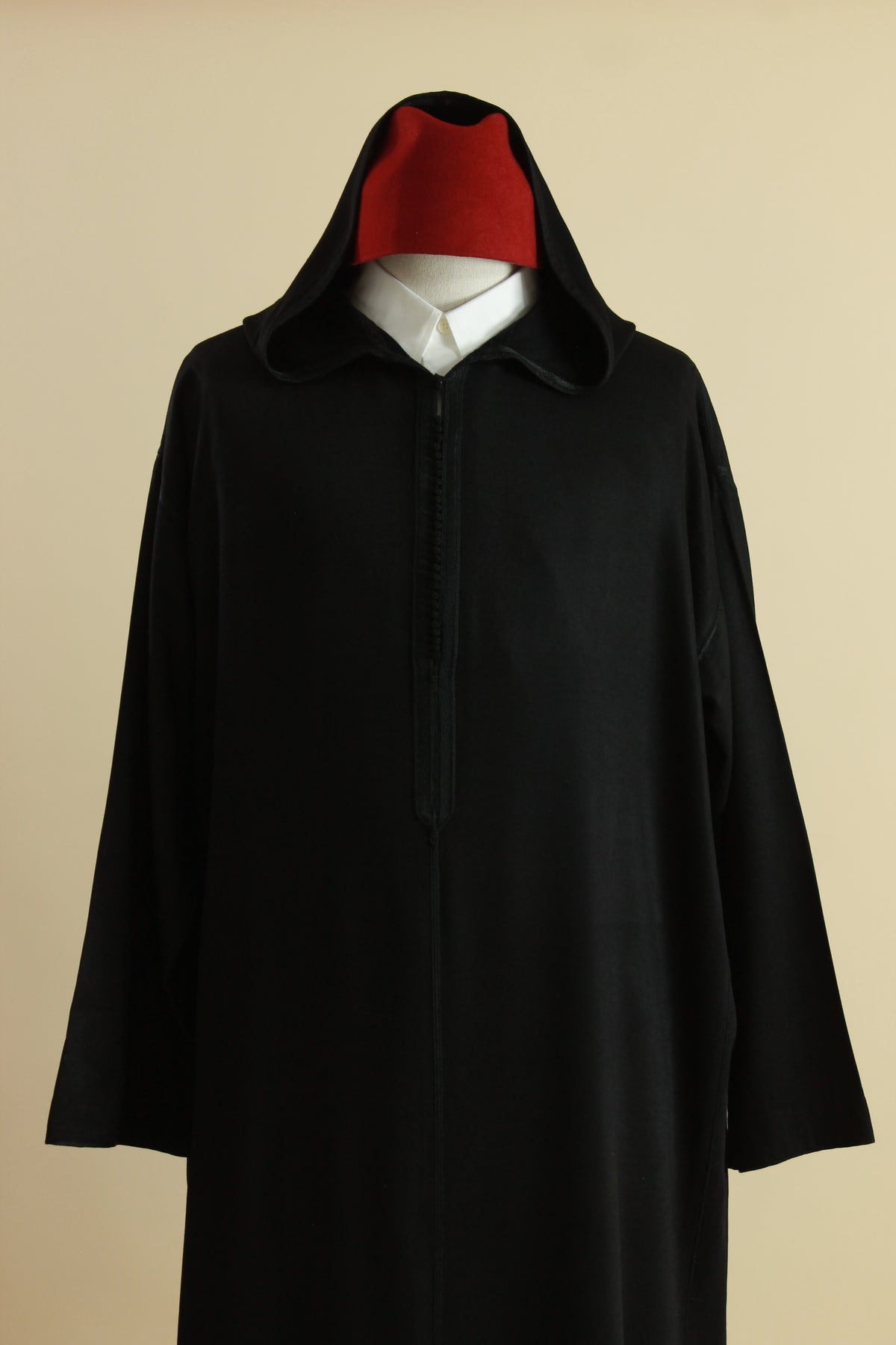 Djellaba mlifa noire