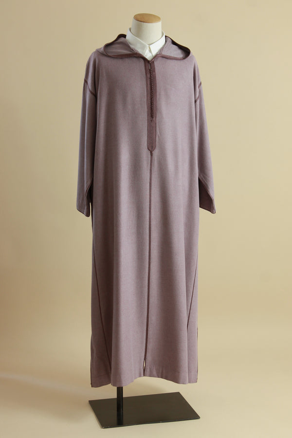 Djellaba wool lilac
