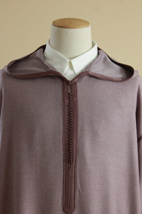 Djellaba wool lilac