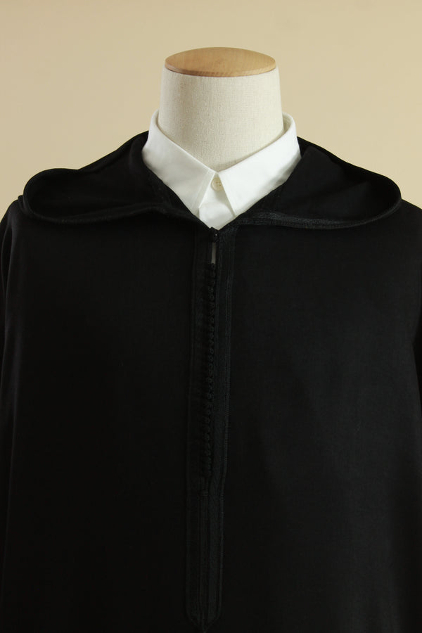 Djellaba mlifa black